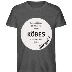 Sozialismus op Kölsch - Herren Organic Melange Shirt-6898