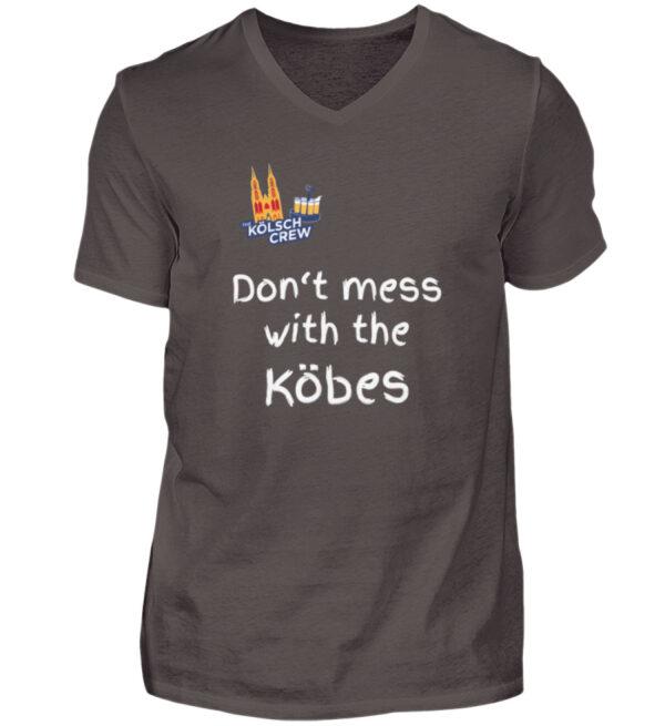 Don-t mess with the Köbes - KC Logo - Herren V-Neck Shirt-2618