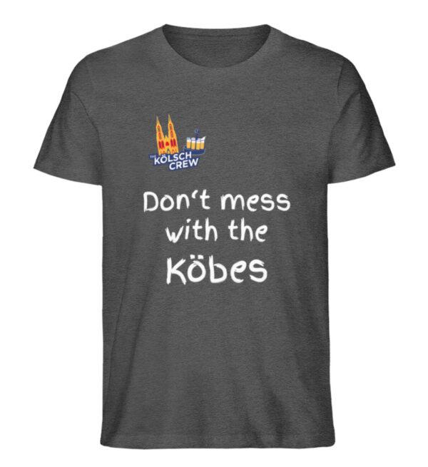 Don-t mess with the Köbes - KC Logo - Herren Organic Melange Shirt-6898