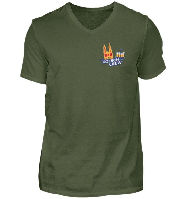 The Kölsch Crew Logo 2* T-Shirt - Herren V-Neck Shirt-2587