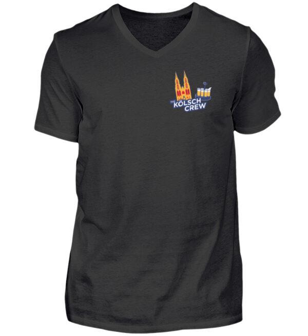 The Kölsch Crew Logo 2* T-Shirt - Herren V-Neck Shirt-16