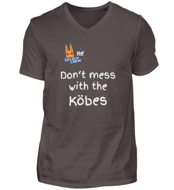 Don-t mess with the Köbes - KC Logo 2* - Herren V-Neck Shirt-2618
